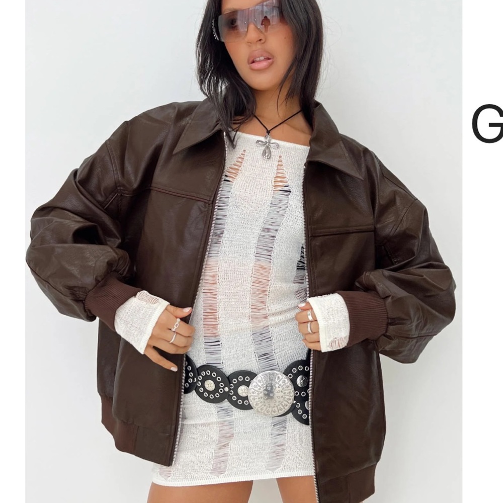 NWOT princess Polly leather jacket